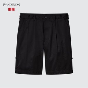 UNIQLO JW ANDERSON ROLL-UP SHORTS BLACK MEDIUM